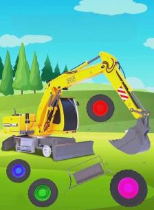 工程车挖机推土机