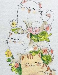 小猫团团手绘动画