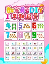 数字英文DIY早教启蒙