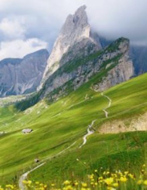 英雄花园中的白云石