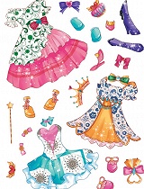 魔法公主换装贴贴乐